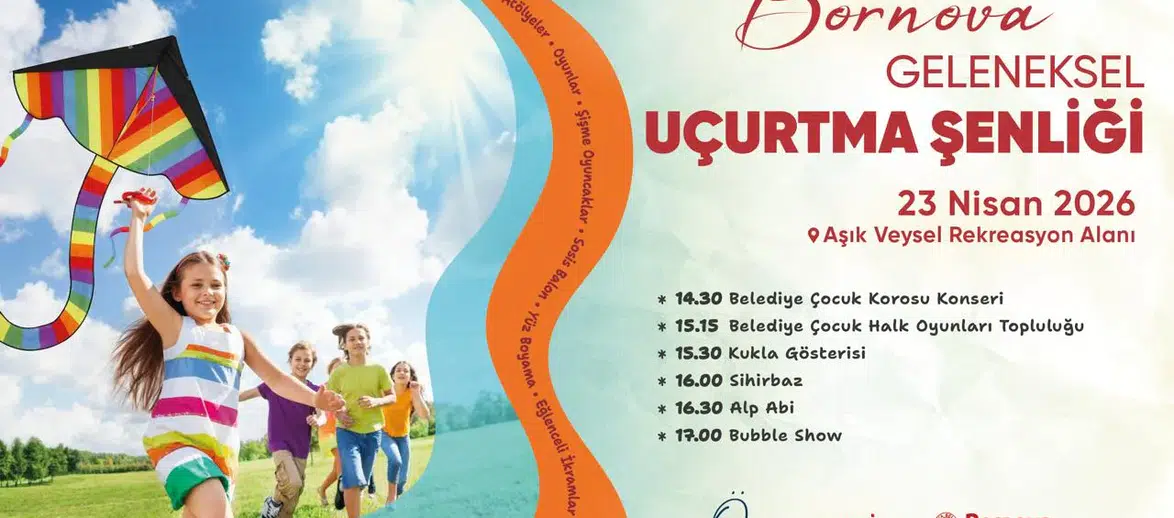 Bornova’da gökyüzü uçurtmalarla şenlenecek