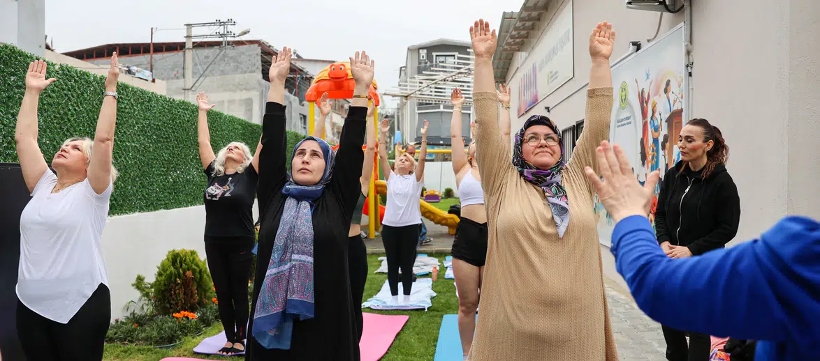 Gülşah Durbay Kadın Danışma Merkezi’nde yoga heyecanı