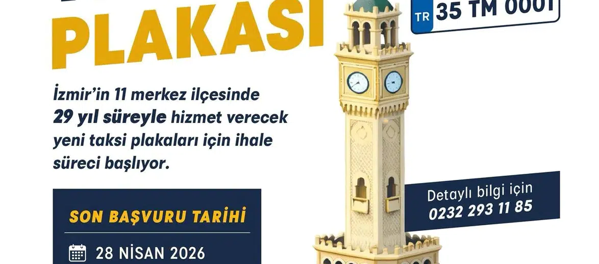 11 ilçeye 100 taksi plakası için ihale başvuruları devam ediyor
