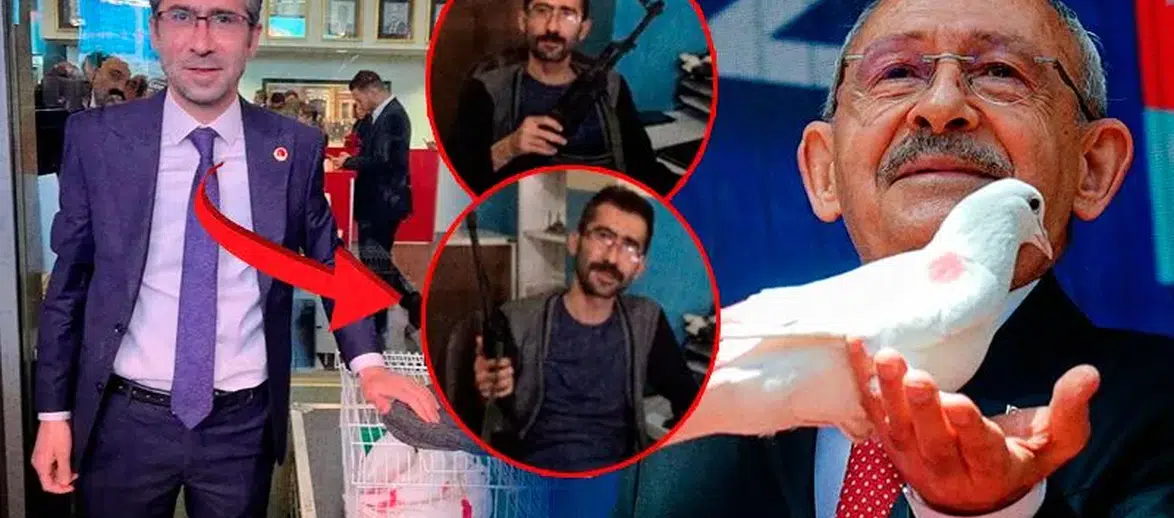Kılıçdaroğlu'nun bayramlaşmasında şok eden detay: Güvercin getiren ismin karanlık fotoğrafları ortaya çıktı