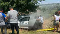 İzmir'de feci kaza! Ağaca çarpan araçta 4 kişi ağır yaralı