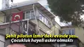 Şehit pilotun İzmir’deki evinde yas…Çocukluk hayali asker olmaktı