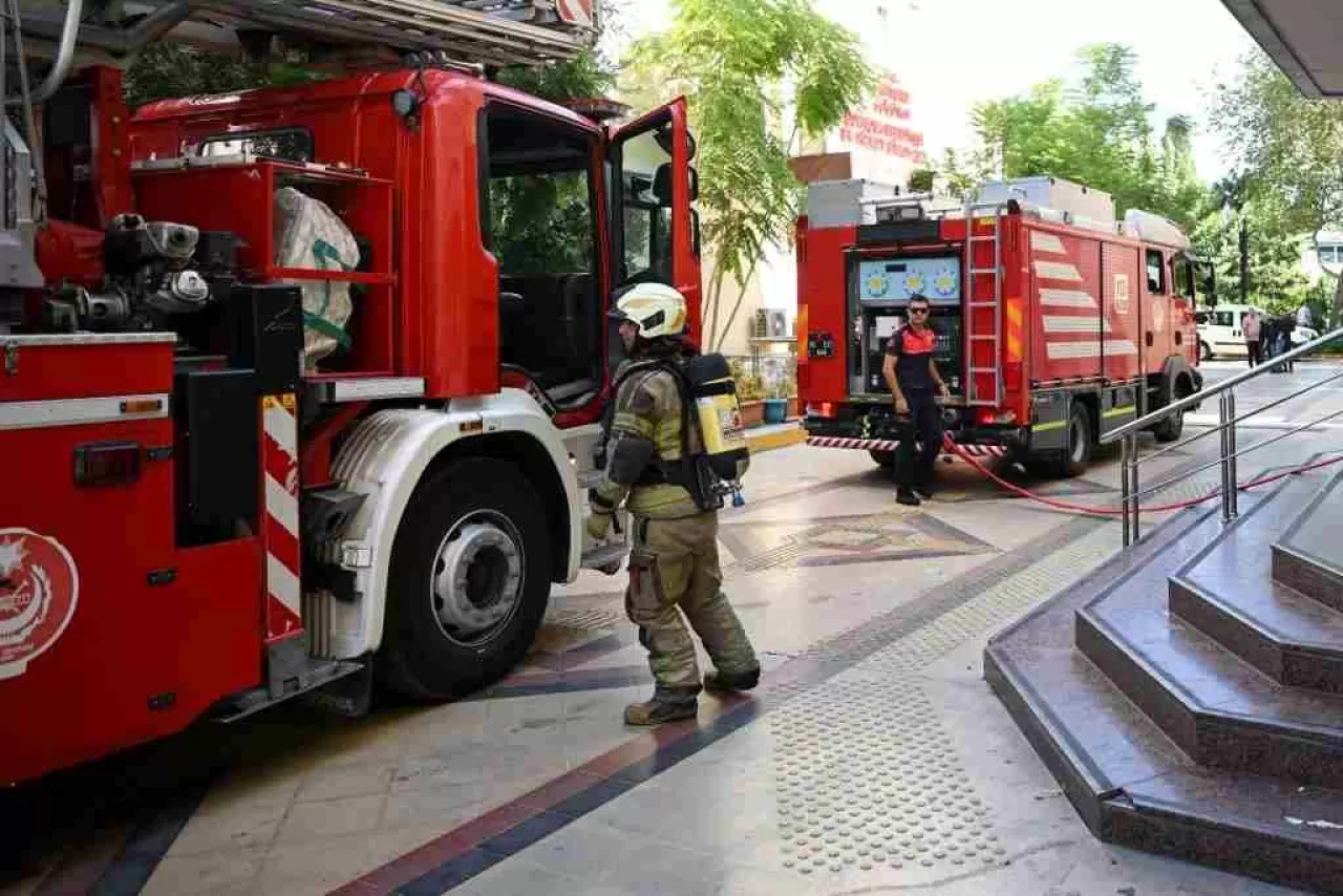 Bornova Belediyesi’nde yangın tatbikatı