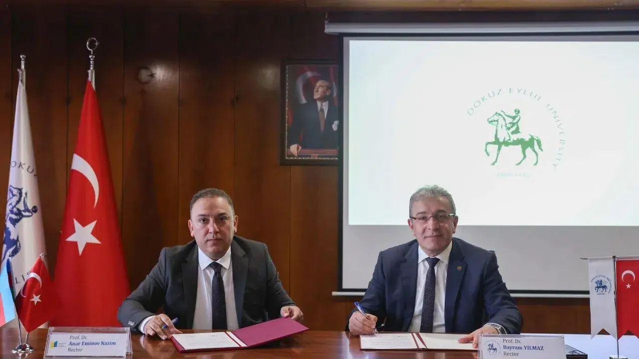 DEÜ İle Mingachevir Üniversitesi Arasında İş Birliği Protokolü İmzalandı