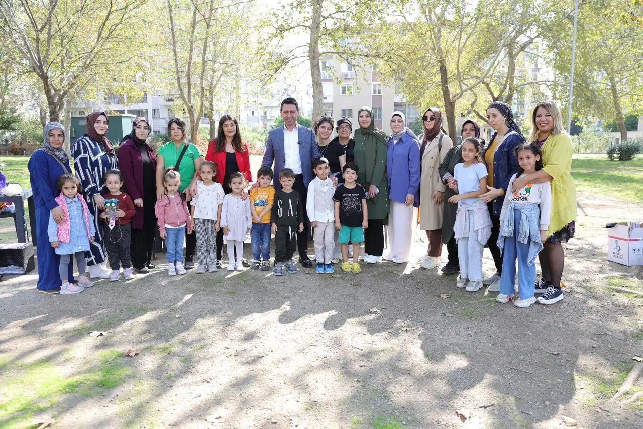 Başkan Önal, çocuklar ve annelerle doğa için buluştu