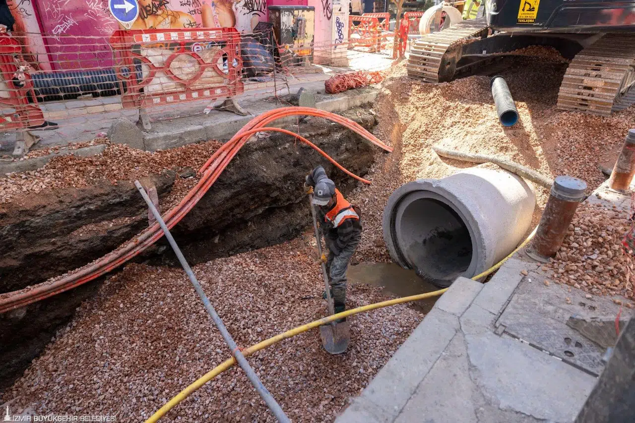 İZSU’dan Alsancak’a 250 milyon liralık altyapı yatırımı