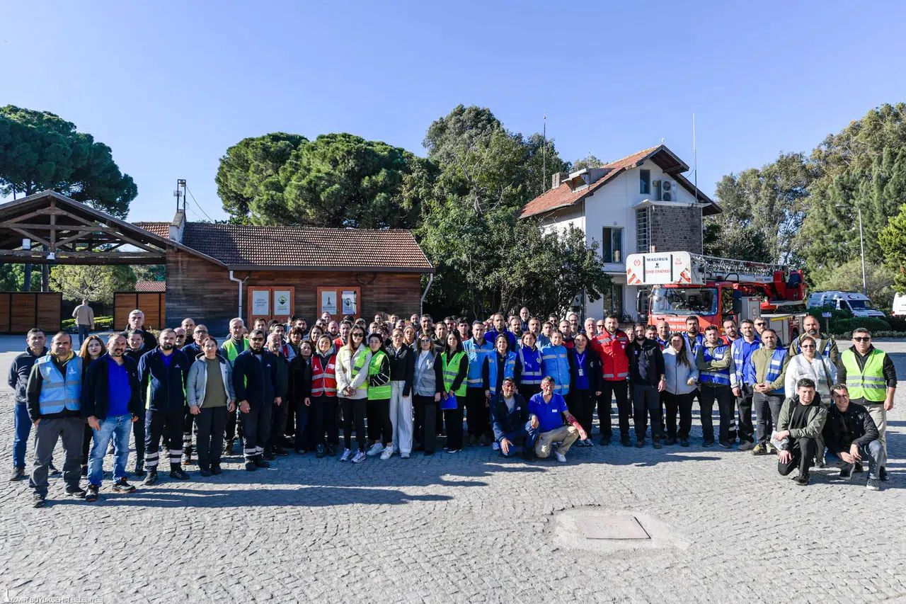 İzmir Doğal Yaşam Parkı’nda acil durum tatbikatı