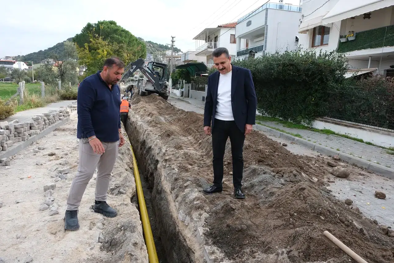 Dikili’de Doğal Gaz 4. Etap Çalışmaları Başladı