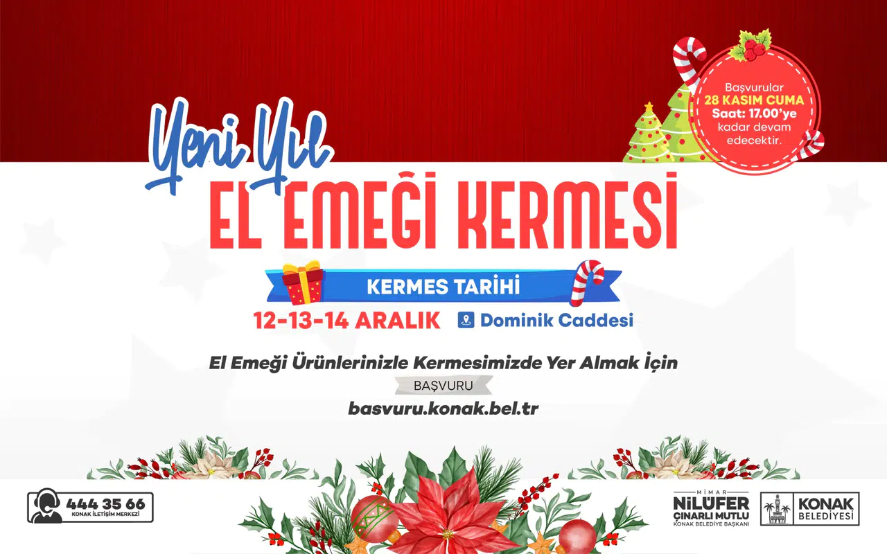 Konak’ta Yılbaşı Kermesleri başlıyor