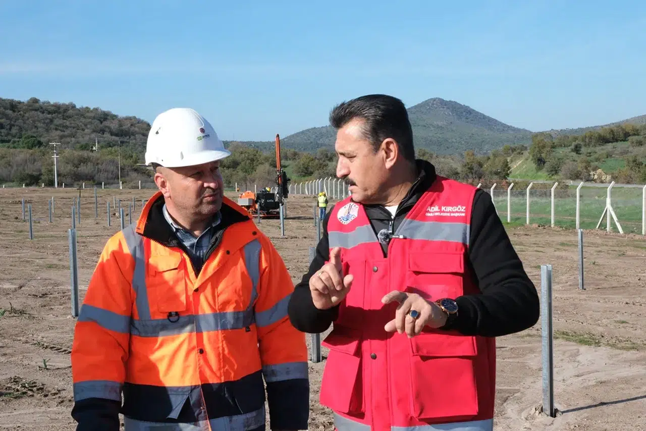 Dikili Belediyesi Güneş Enerjisi Santrali (GES) Projesi emin adımlarla ilerliyor