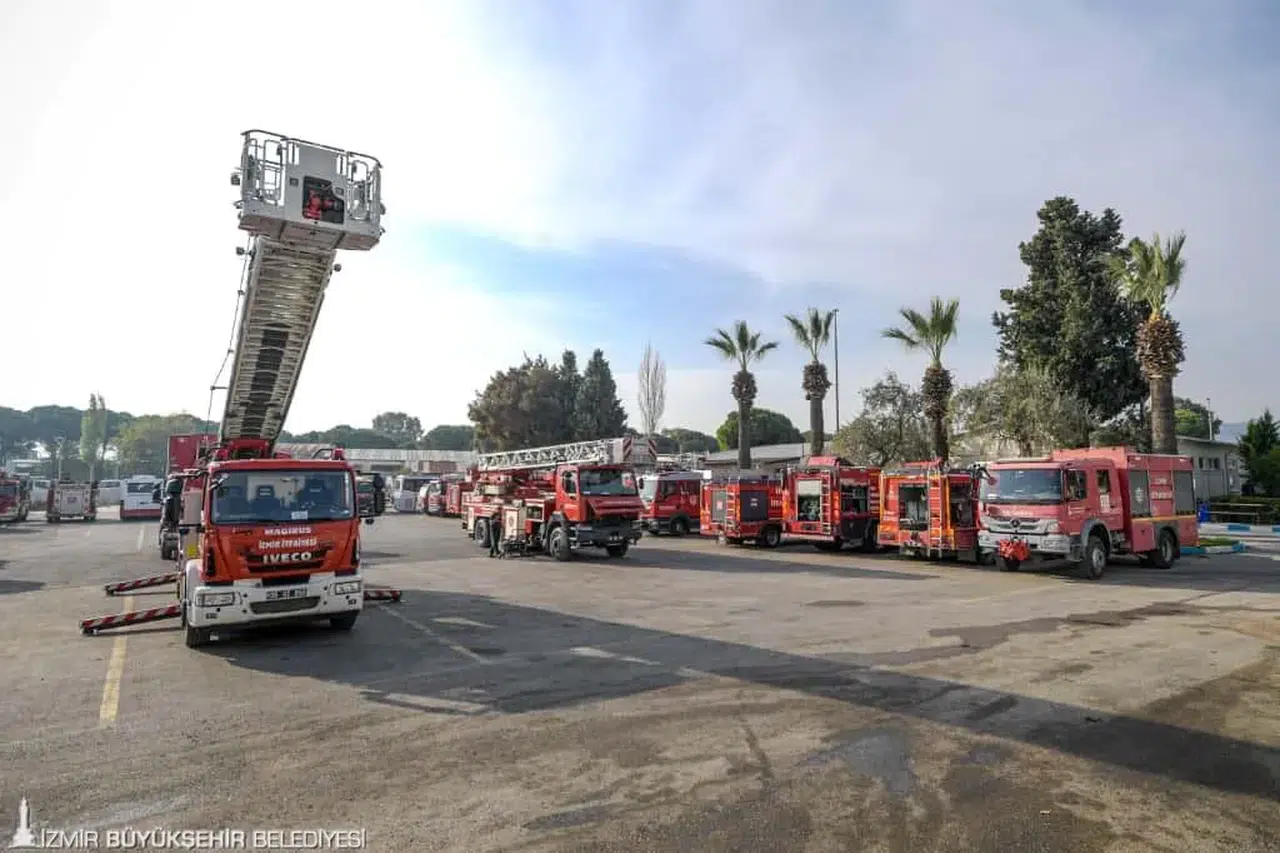İtfaiye araçlarının bakım üssü: Mekatronik Atölyesi