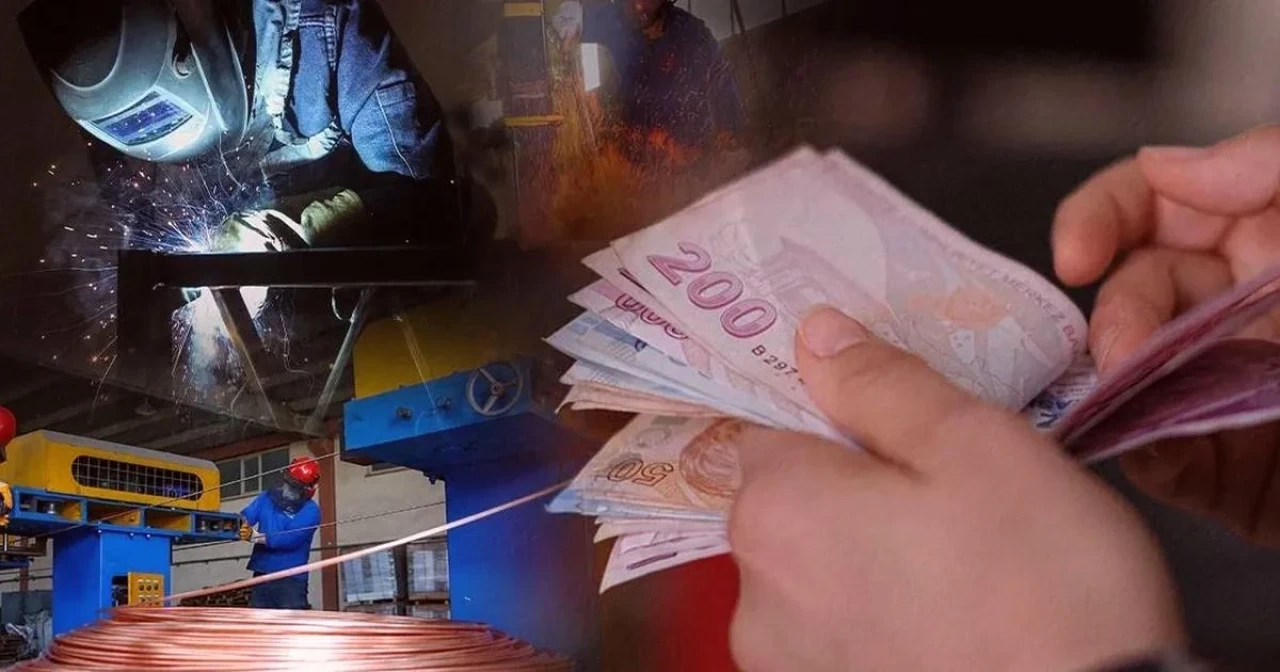 Ücretli çalışan sayıları aylık ve yıllık arttı