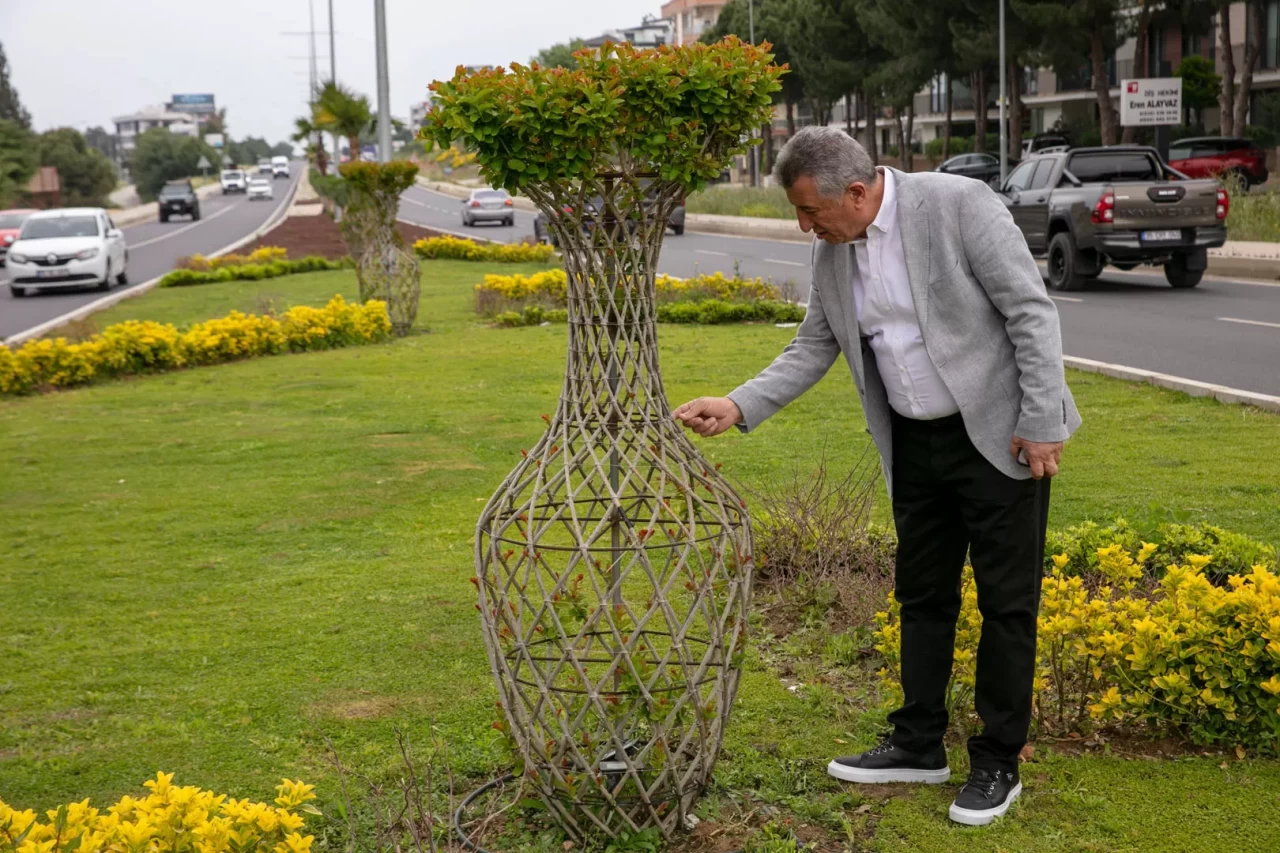 Güzelbahçe Belediyesi'nden Oya Ağaçlarına Bakım Seferi ile Yeşil Doku Korunuyor