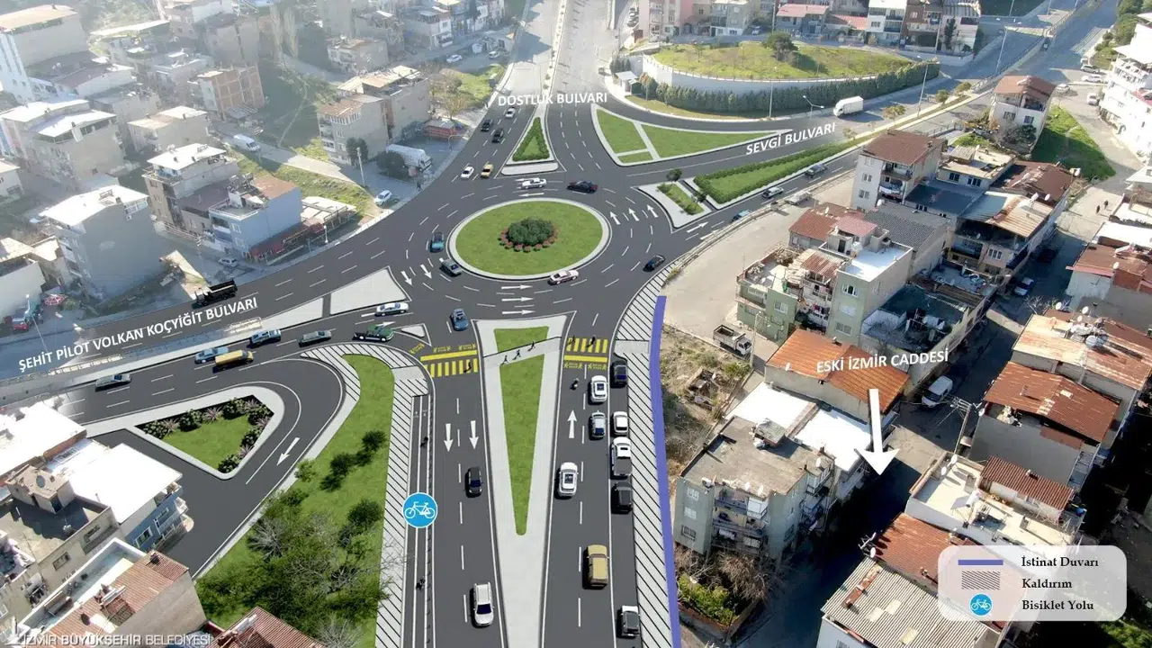 Dostluk Bulvarı bağlantı yolunda zorlu etap geride kaldı