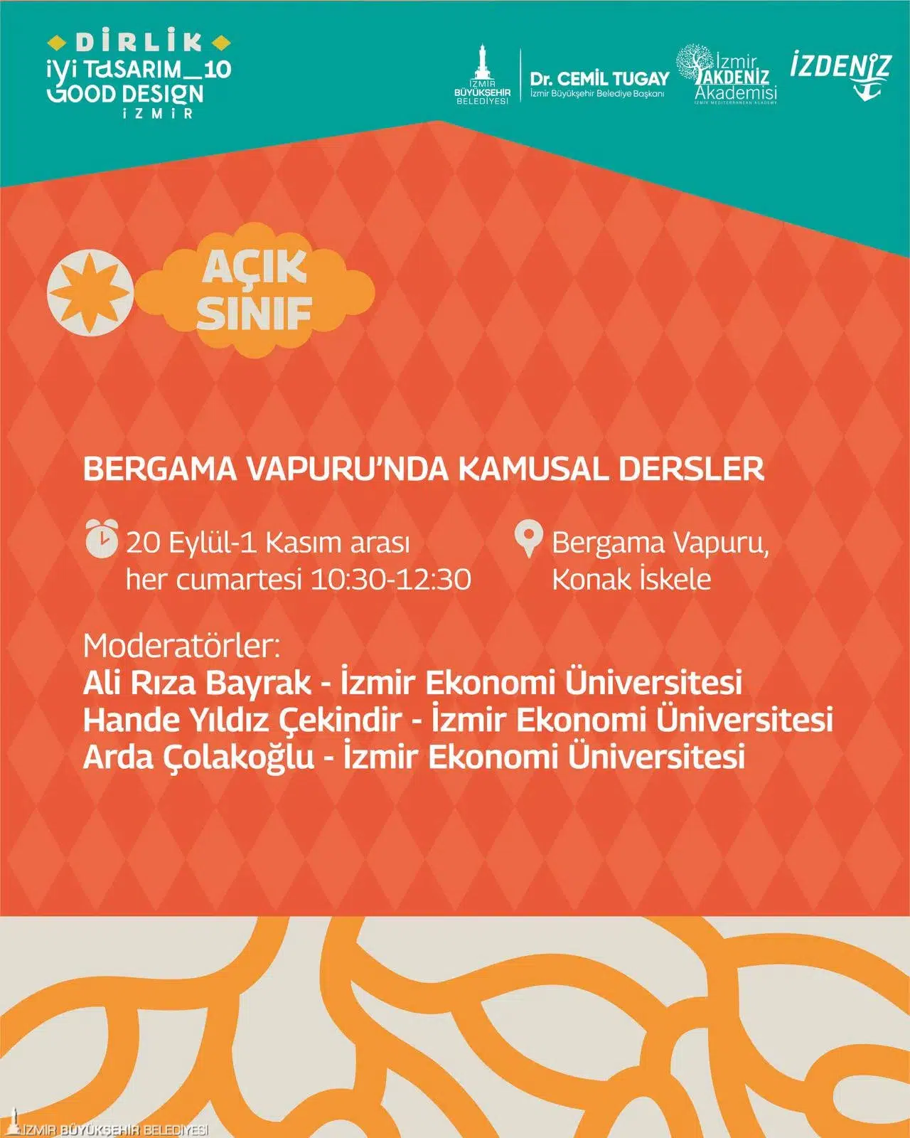 İyi Tasarım/Good Design İzmir_10’a doğru ilk durak: Kamusal Dersler