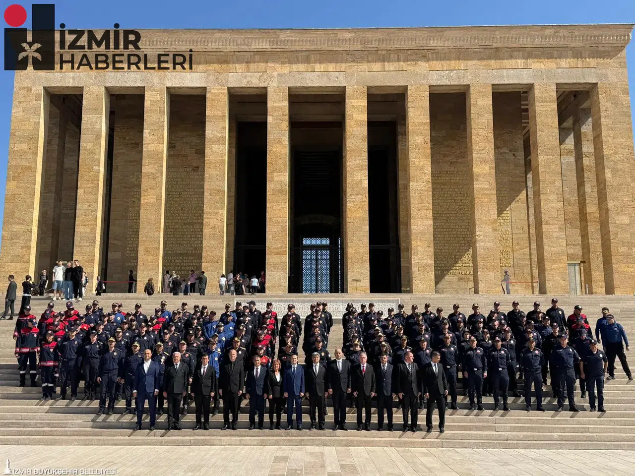 İtfaiyeciler Ata’nın huzuruna çıktı