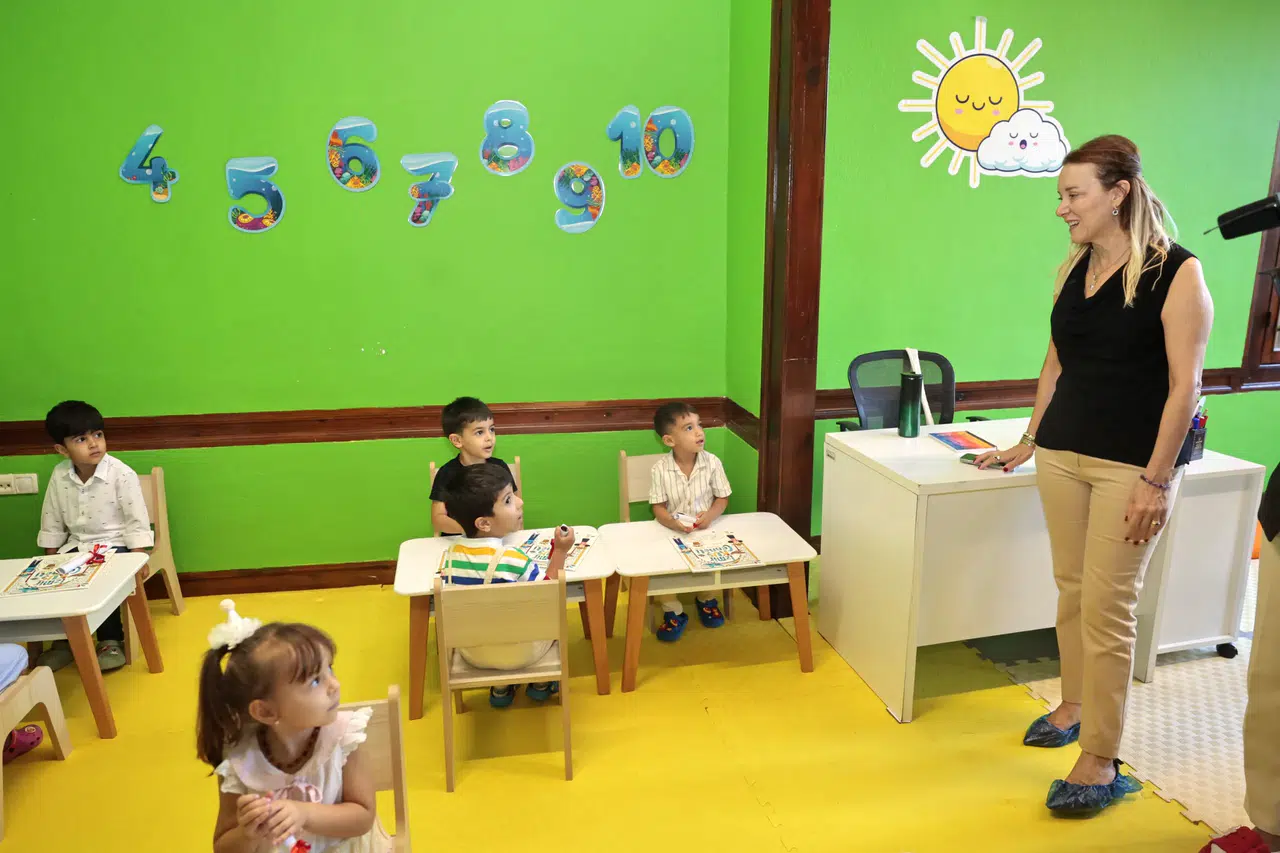 Başkan Mutlu, Oyun Evi’nin minikleriyle buluştu