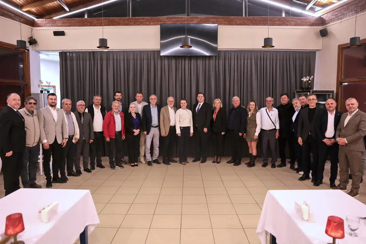 Konak’ta Makedonya rüzgarı esti: Başkan Mutlu, Enes İbrahim ve heyetini ağırladı