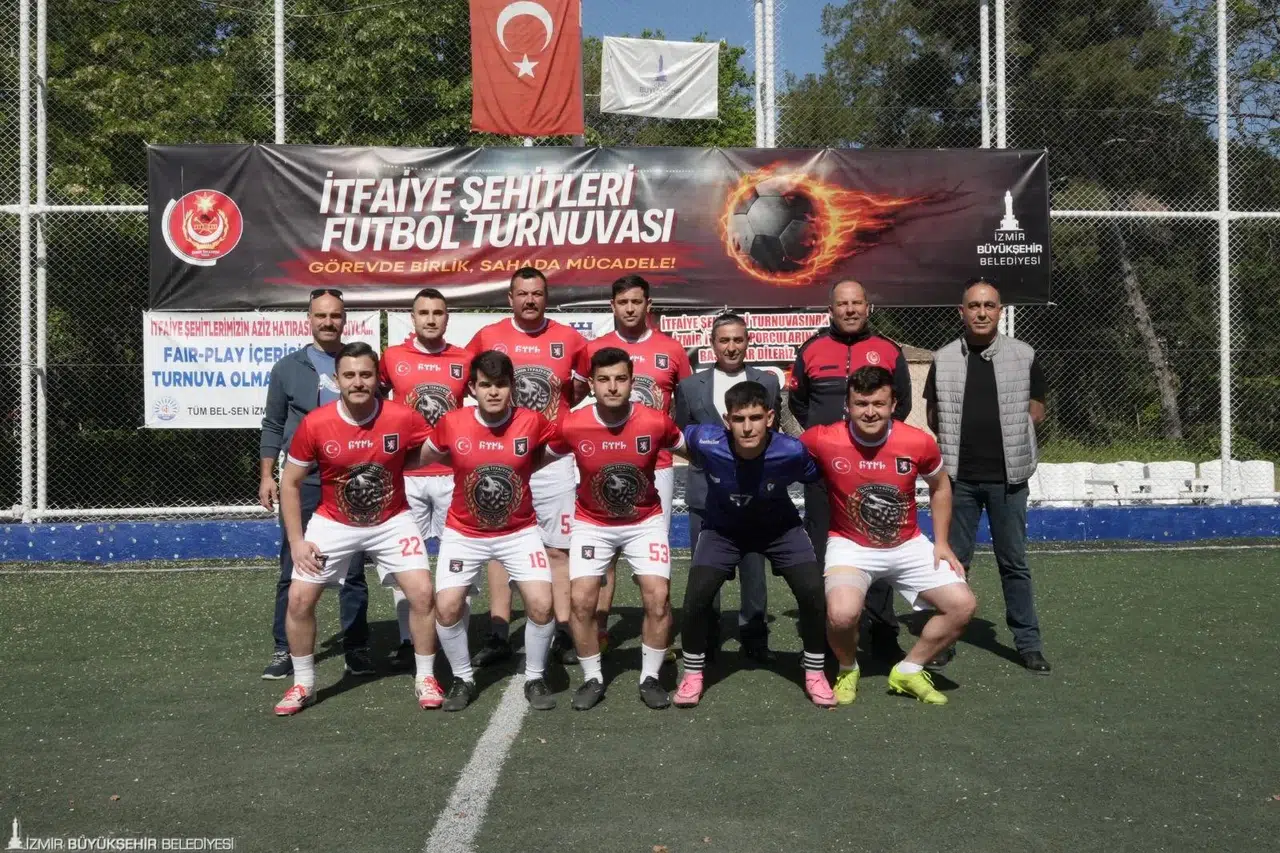 İtfaiyecilerden anlamlı turnuva