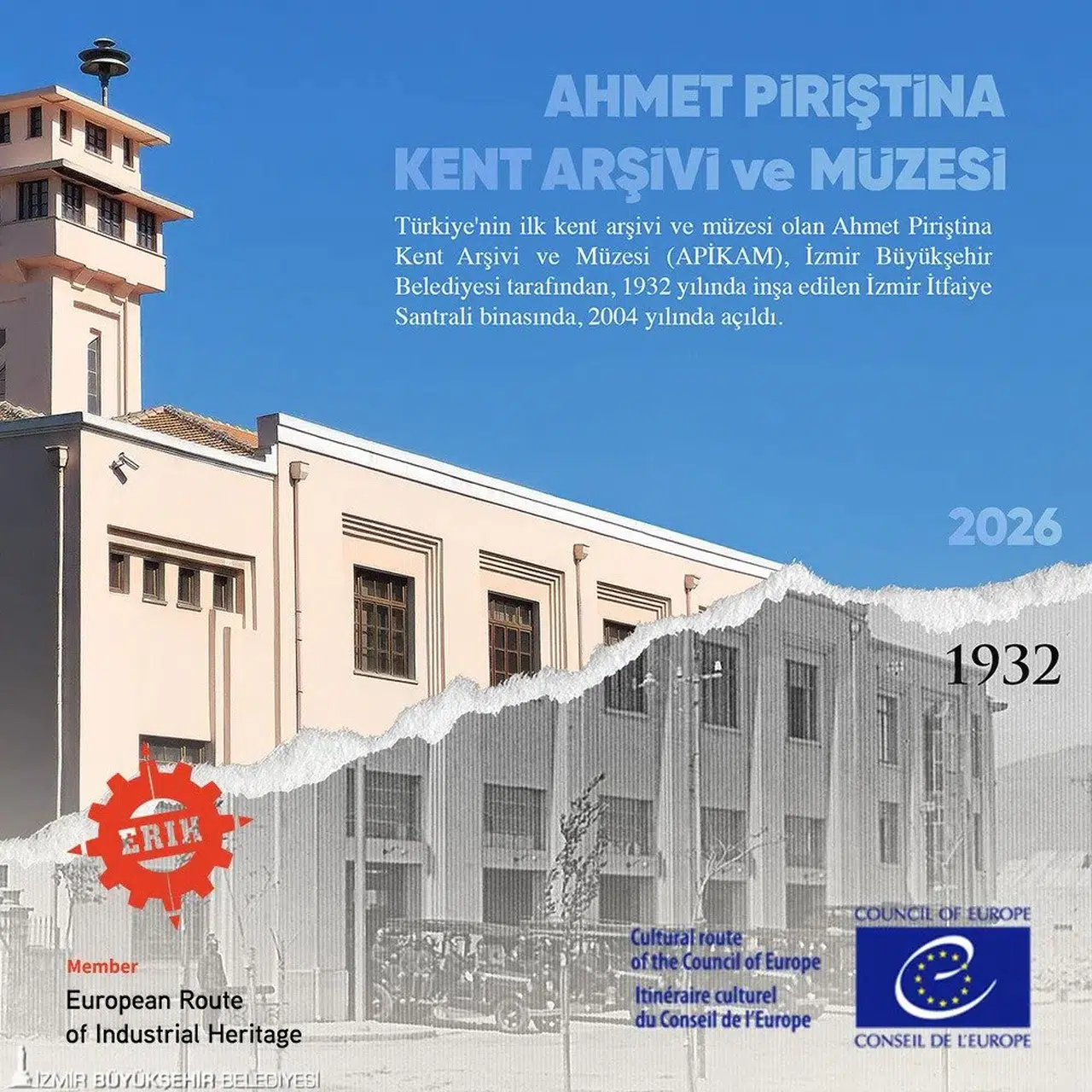 İzmir’in endüstriyel mirasına Avrupa’dan tescil