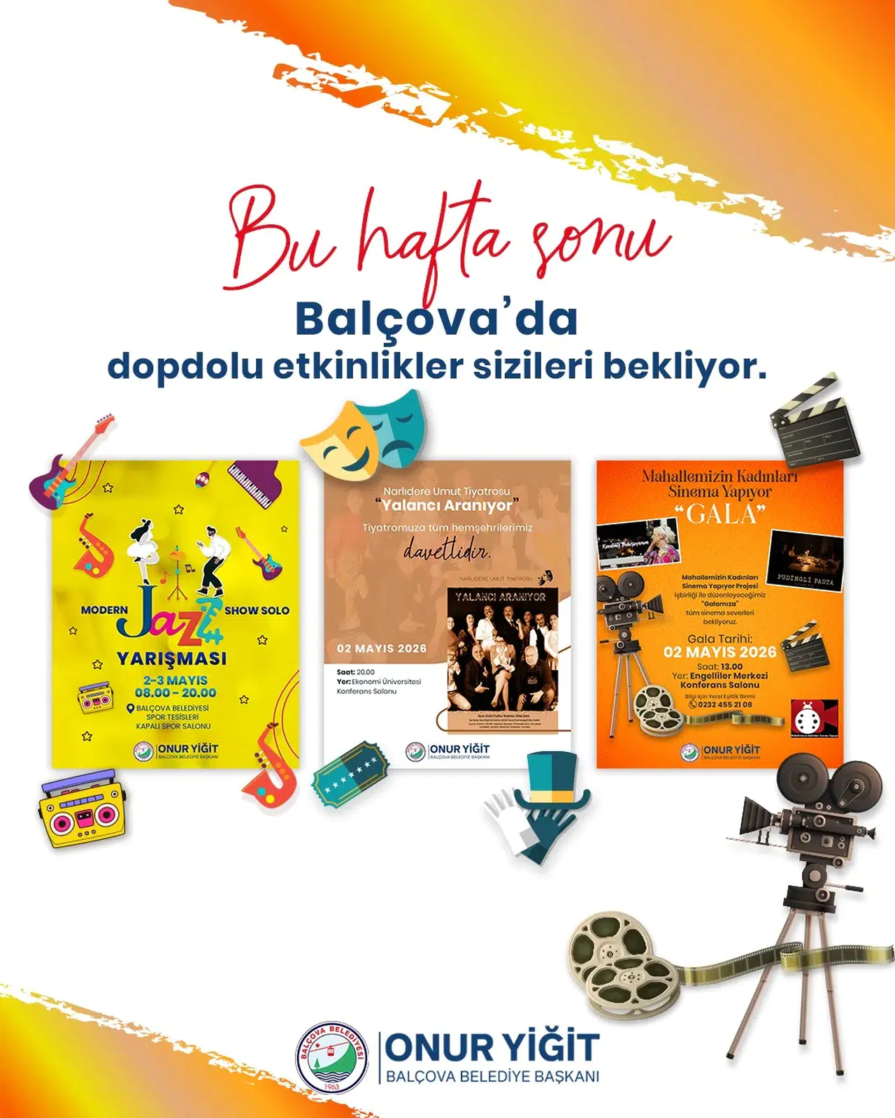 Balçova’da Hafta Sonu Kültür ve Sanatla Renklenecek