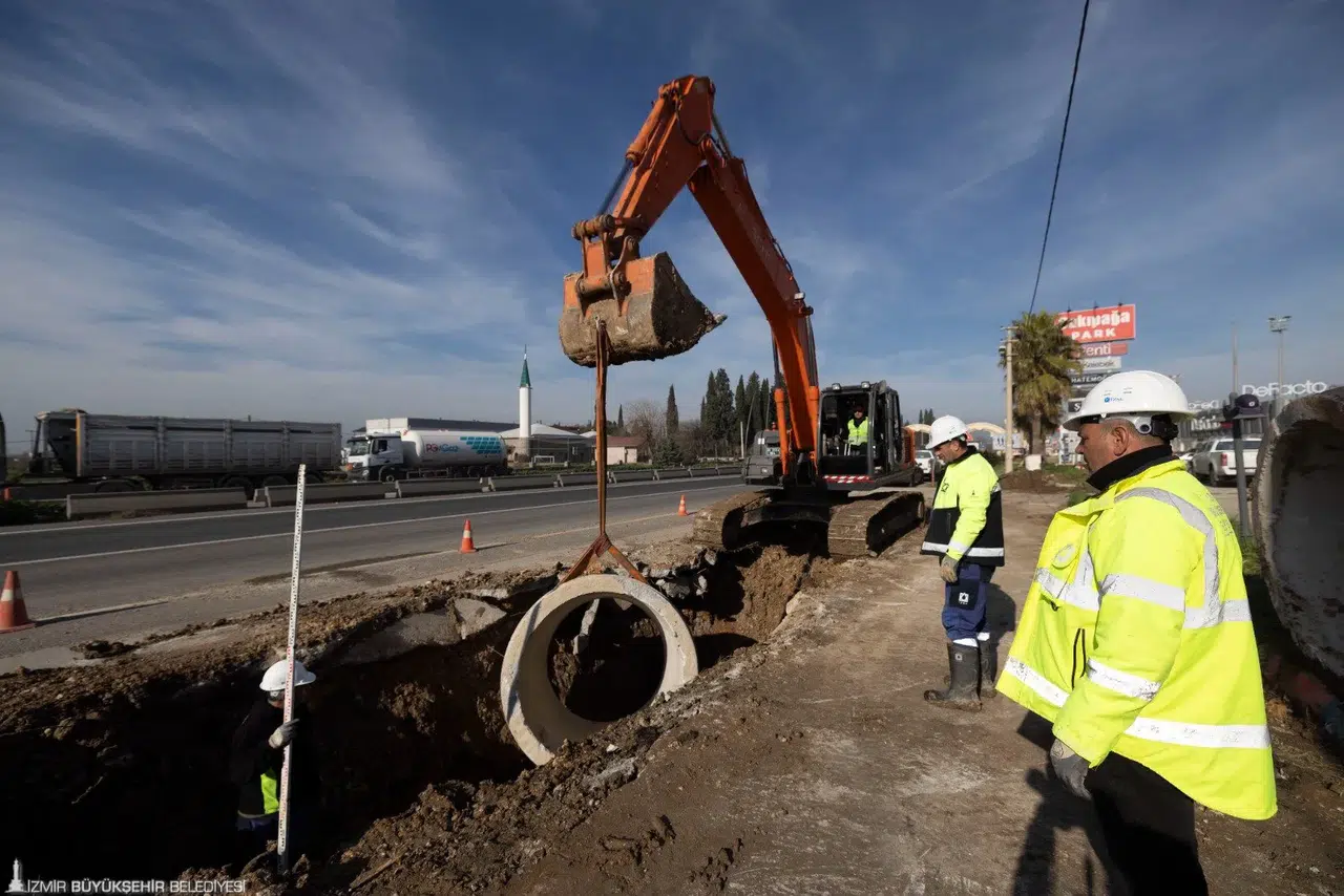Menemen Türkelli’de su baskınlarına kalıcı çözüm