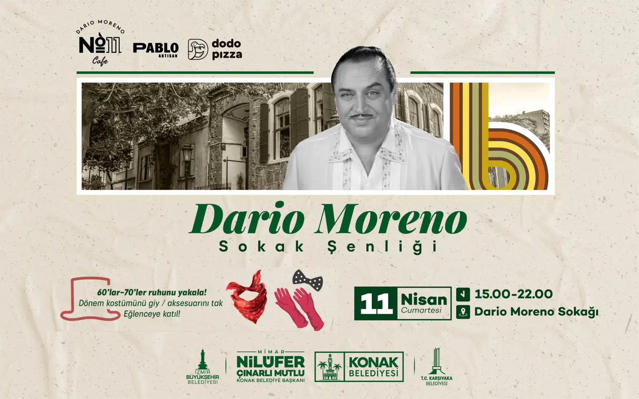 Konak’tan Dario Moreno anısına nostaljik şenlik