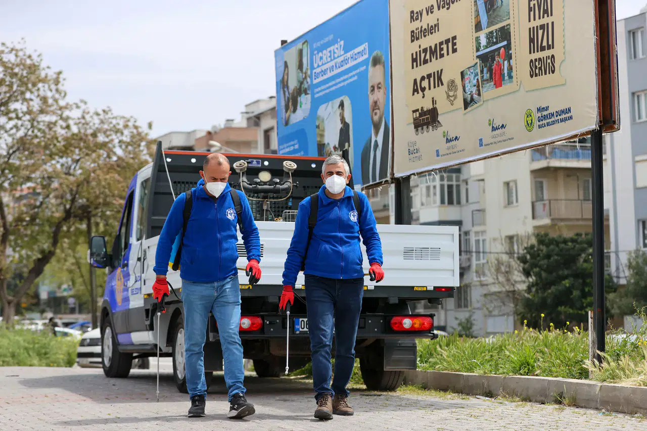 Buca’da vektörle mücadele için ekipler sahada