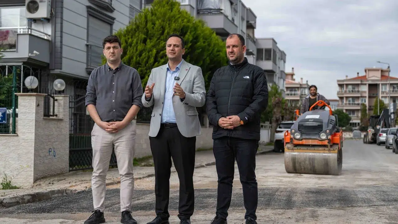 Bornova’da yol seferberliği