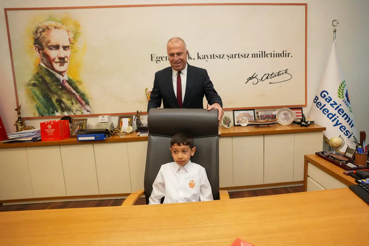 Başkan Işık, 23 Nisan’da koltuğunu Ege’ye devretti