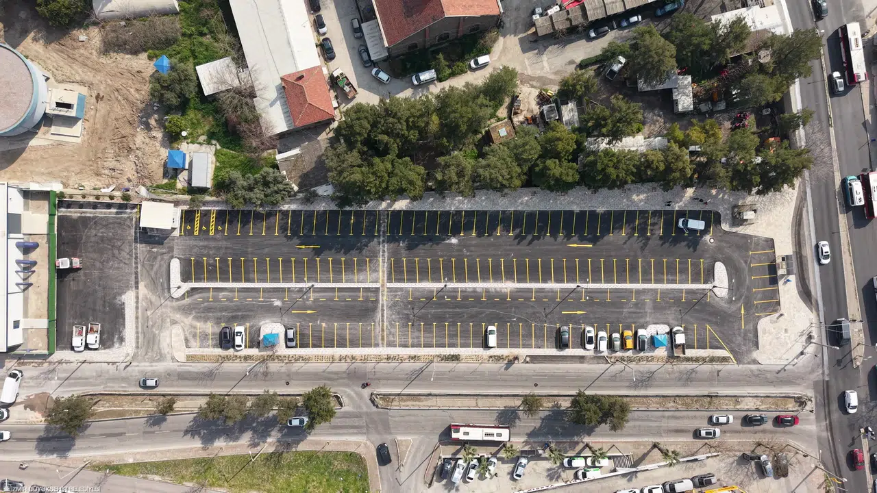 154 araçlık ücretsiz otopark hizmete girdi