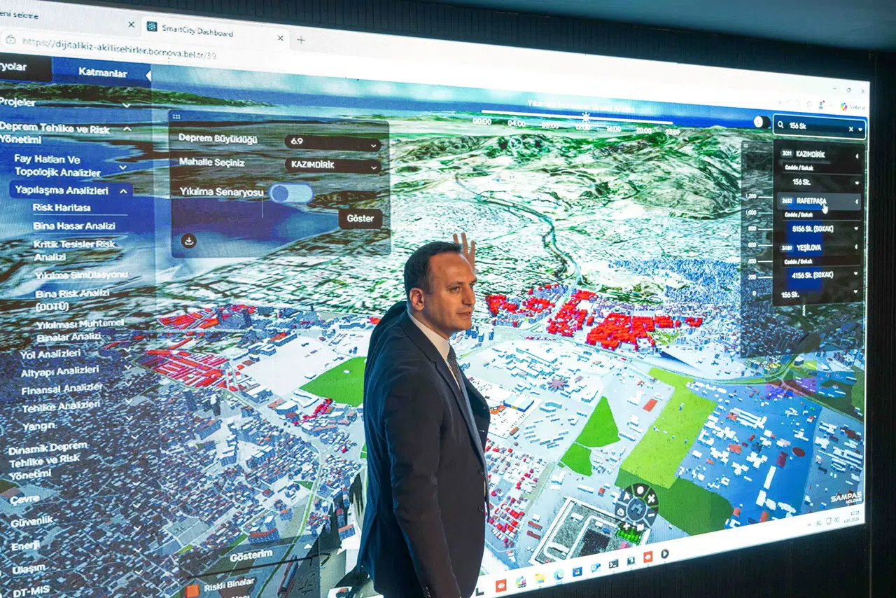 Bornova’nın her noktası 360° görüntüyle kayıt altında