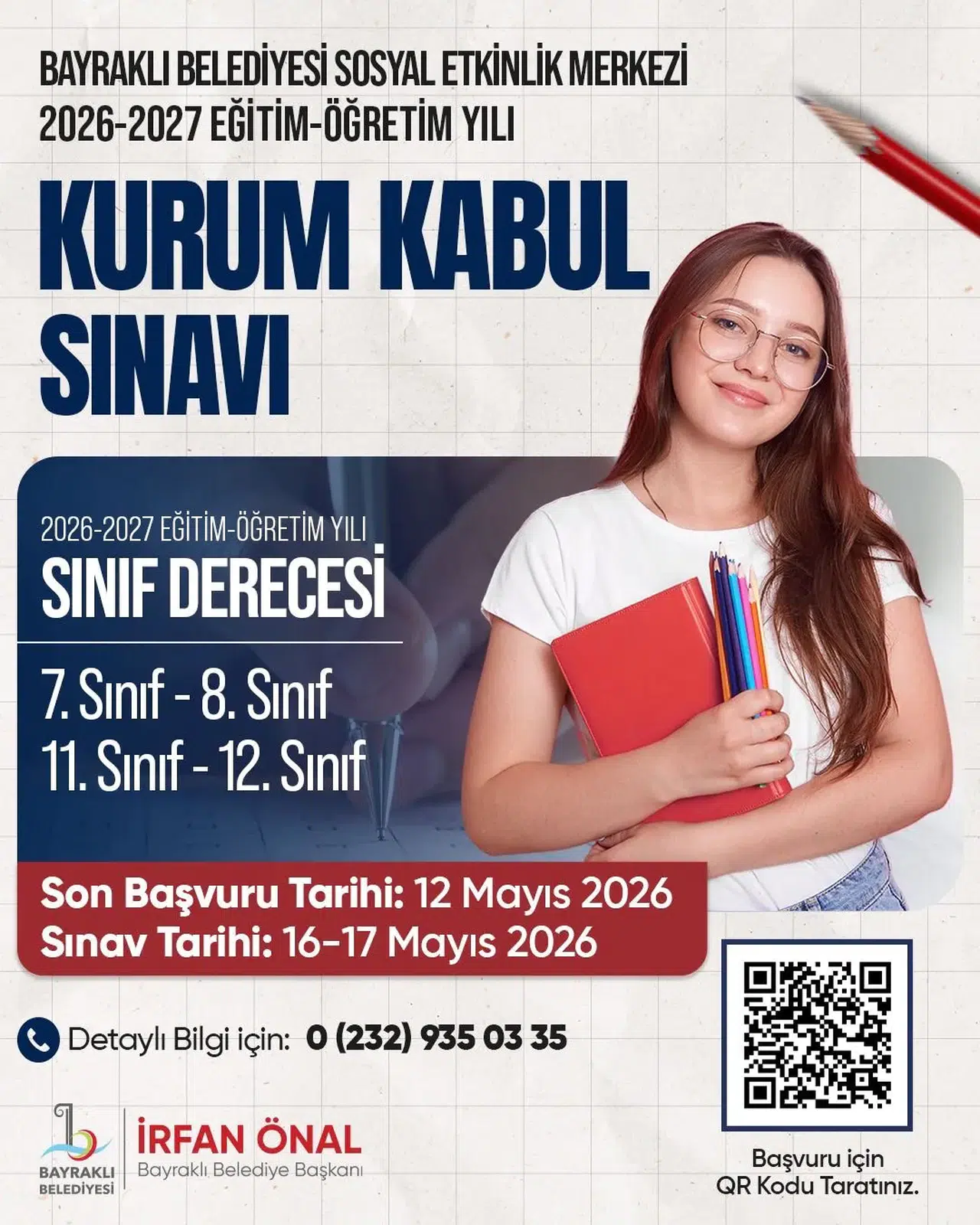 Bayraklı Belediyesi’nden Öğrencilere Ücretsiz Eğitim Desteği