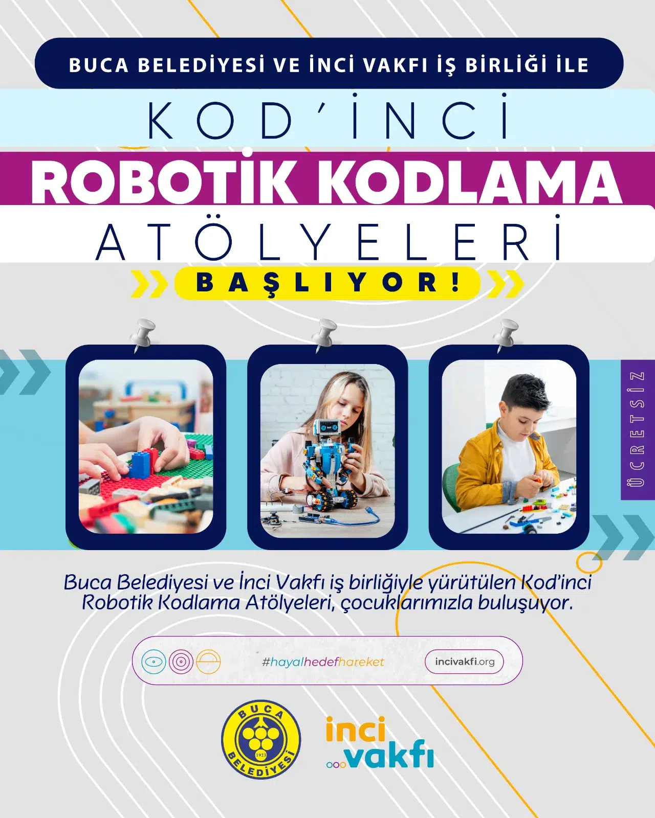 Kod’inci Robotik Kodlama Atölyeleri’nde yeni dönem başlıyor