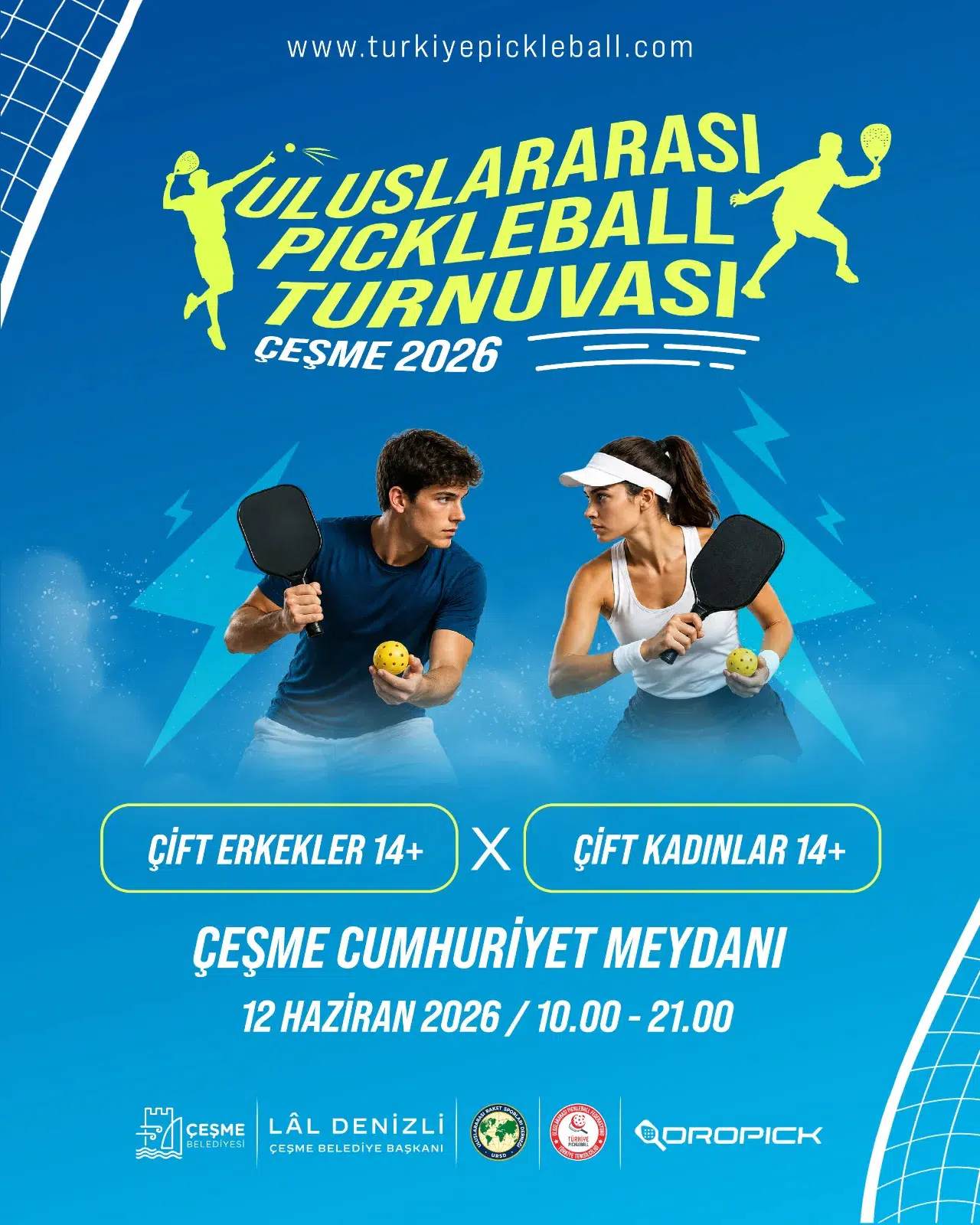 Çeşme’de Pickleball heyecanı: Uluslararası turnuva ve festival peş peşe