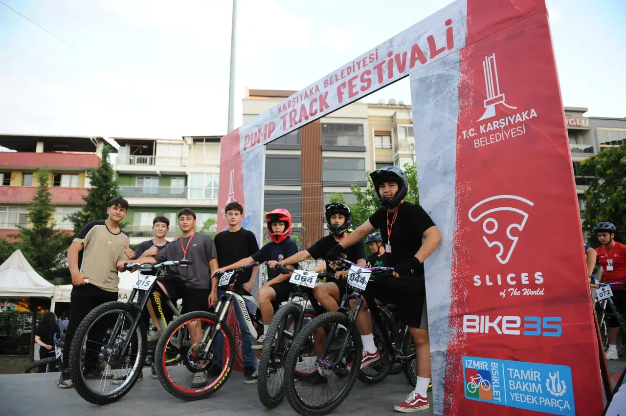 Karşıyaka Belediyesi’nden Türkiye’de bir ilk: Heyecan dolu pump track gece yarışı!