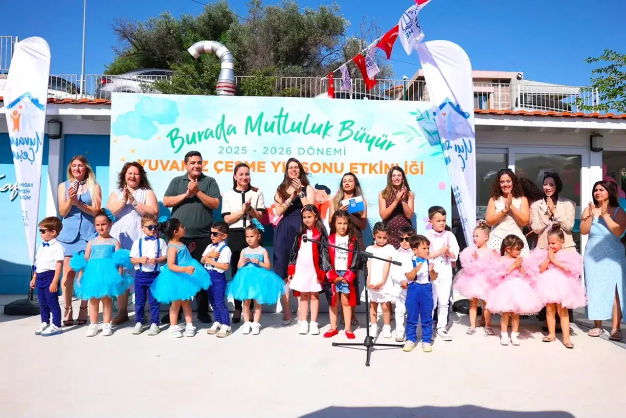 Yuvamız Çeşme’de minikler sertifikalarını aldı