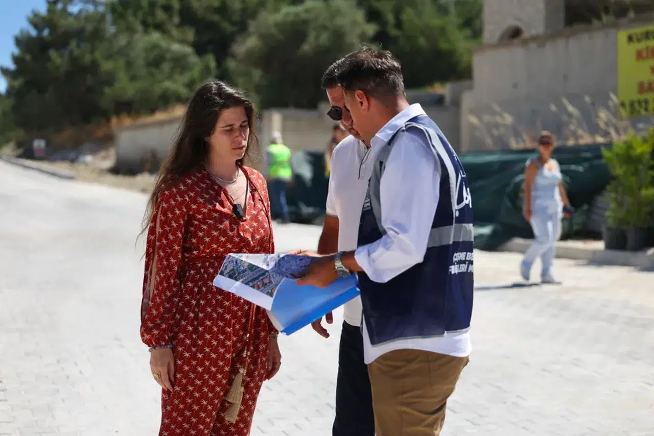 Çeşme trafiğine nefes aldıracak yeni güzergah tamamlandı