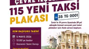 İzmir’in çevre ilçelerine 115 yeni taksi geliyor