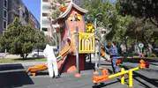 Konak’ın parklarında temizlik mesaisi