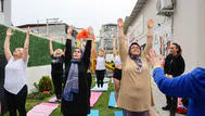 Gülşah Durbay Kadın Danışma Merkezi’nde yoga heyecanı
