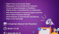 Kadınlar için dijital okuryazarlık eğitimi başlıyor