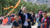 Kadifekale’de gökyüzü uçurtmalarla renklendi