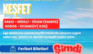 İZDENİZ’den Ege adalarına online feribot bileti kolaylığı