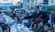 Torbalı'da 3 bin kişi aynı sofrada oruç açtı
