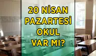 Okullarda yas havası: 20 Nisan Pazartesi günü eğitim devam edecek mi?