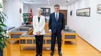 Başkan Tugay, İngiltere Büyükelçisi Morris’i ağırladı