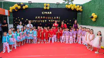 Çınar Anaokulları’nda mezuniyet coşkusu