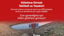 Manisa'da serinleme sevdası faciaya dönüşebilir: Göletlere girmek kesinlikle yasak