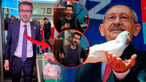 Kılıçdaroğlu'nun bayramlaşmasında şok eden detay: Güvercin getiren ismin karanlık fotoğrafları ortaya çıktı